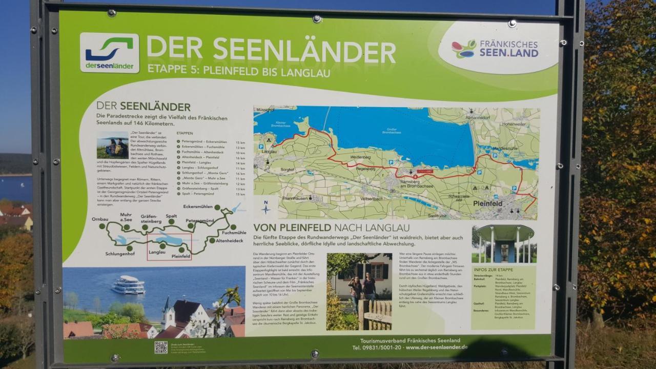Ferienwohnung Schertel - Dorsbrunn Pleinfeld Esterno foto